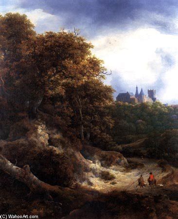 Reproducciones De Pinturas Paisaje Con Castillo Bentheim De Jacob