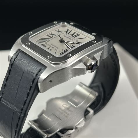 Cartier Santos Medium Ref Full Set Singapura Watches