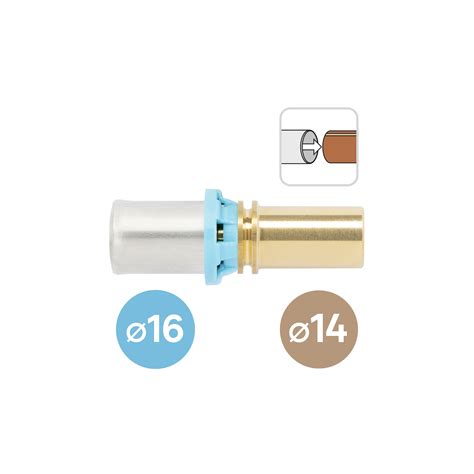 Raccord union à sertir multicouche 16 cuivre 14 Equation Leroy