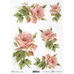 Papier do decoupage A4 ITD Collection ryżowy R1205