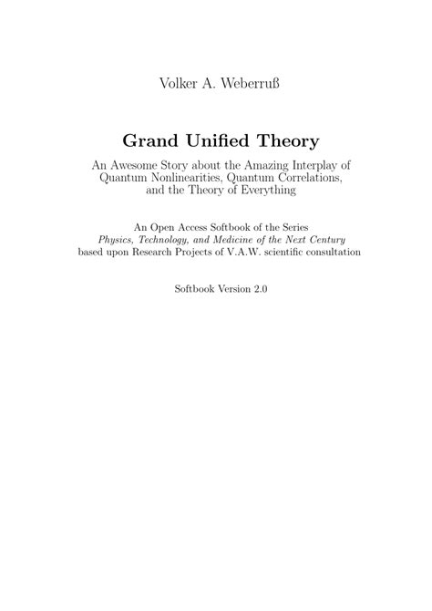 (PDF) Grand Unified Theory - Improved Version 2.0