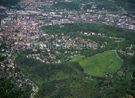 Eisenach Aus Der Vogelperspektive Blick Auf Das Stadtzentrum Und Den