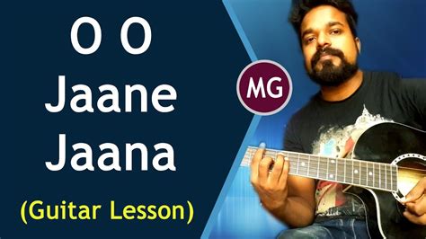 O O Jaane Jaana Guitar Chords Lesson Youtube