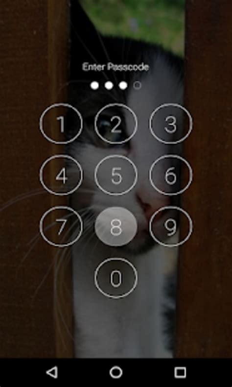 Cute Cat Lock Screen Passcode Pattern Cute Cat для Android — Скачать