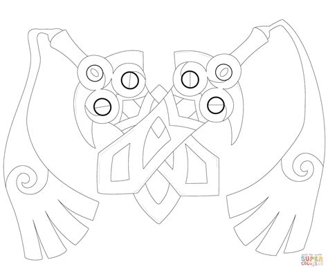 Doublade coloring page | Free Printable Coloring Pages