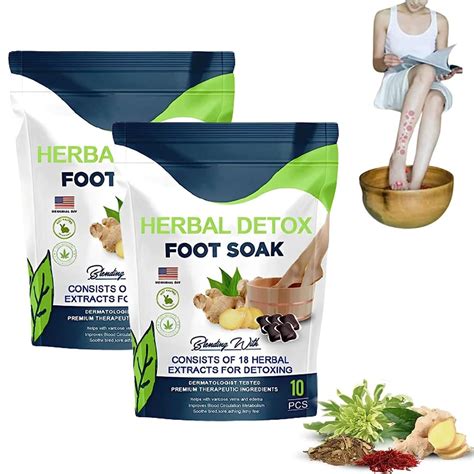 2pack Oveallgo Pro Herbal Detox Foot Soak Beadsherbal Detox And Shaping Cleansing