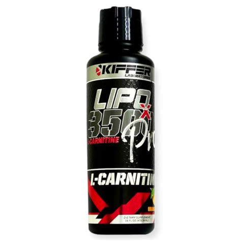 Ripley LIPO X 3500 L CARNITINA KIFFER 32 SERVICIOS NARANJA