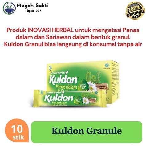 Jual Kuldon Box Stickpack Mengatasi Panas Dalam Sariawan