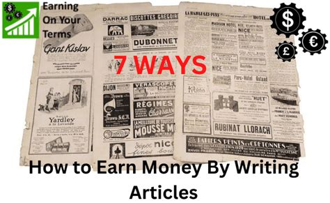 How To Earn Money By Writing Articles 7 Ways To Get Started