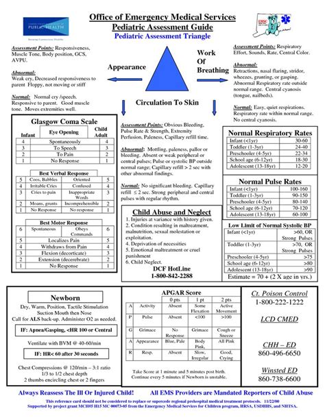 Pediatric Assessment Office Of Emergency Medical Services Pediatric
