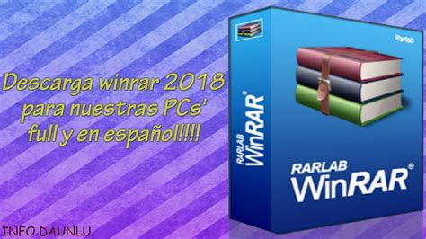 Como descargar e instalar Winrar 2018 full y en español YouTube