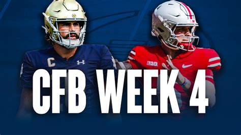 Week 3 Cfb Rankings And Notre Dame Vs Ohio State Preview Youtube