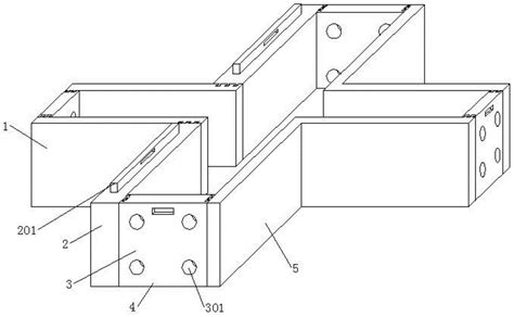 一种土木建筑工程施工用的浇筑框架固定模板结构的制作方法