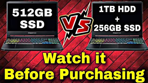 512GB SSD vs 1TB HDD + 256GB SSD 🔥🔥| Pros & Cons | Performance, Price ...