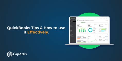 Quickbooks Tips How To Use It Effectively