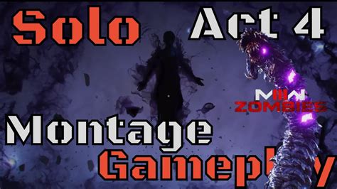 MWZ ACT 4 Dark Aether Boss Worm SOLO Montage Gameplay YouTube