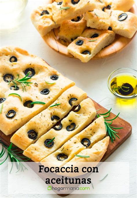 Focaccia Con Aceitunas