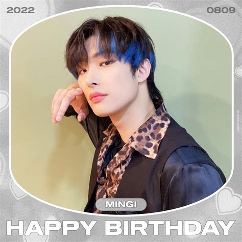 Ateez에이티즈 On Twitter 🎂 Happy Birthday Mingi ⠀ 민기의 생일을 축하합니다🎉 사랑을