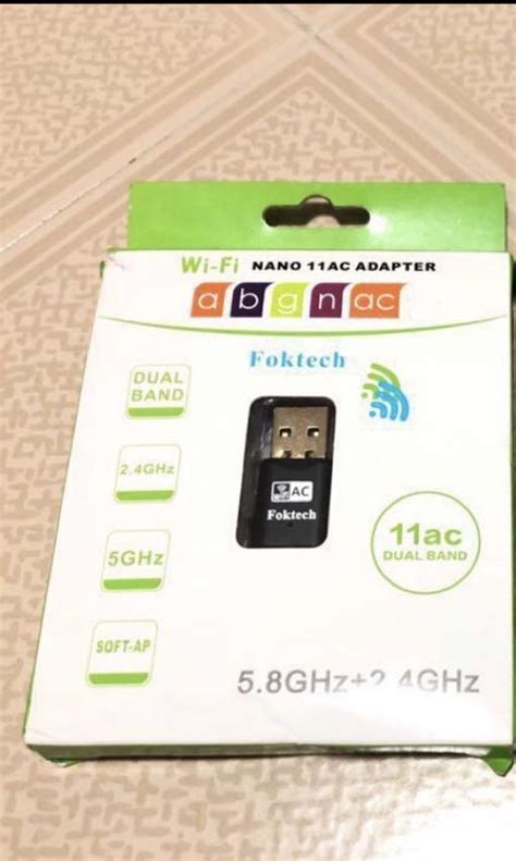 Foktech Wifi Dongle AC600 802 11ac Dual Band 5GHz Mini Wireless