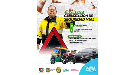 Primer Curso De Seguridad Vial Campañas Municipalidad Distrital De