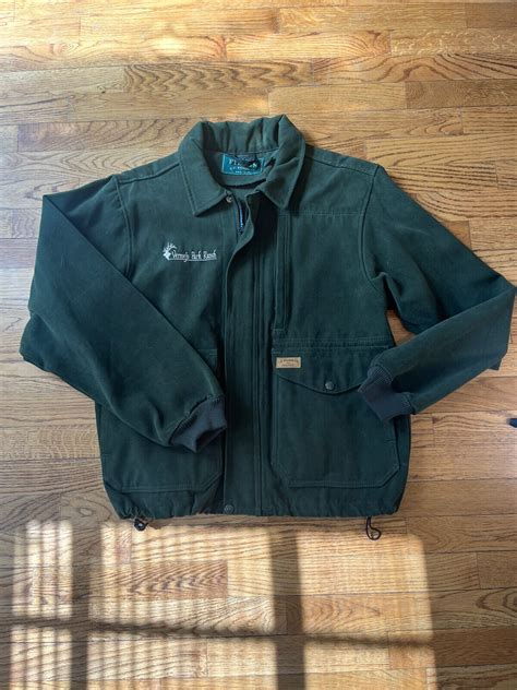 Filson Ranger Style Bomber Soft Cotton Jacket Olive M Gem