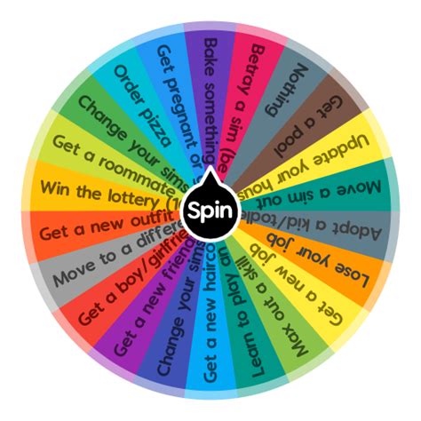 Sims 4 Spin The Wheel Basegame Spin The Wheel App