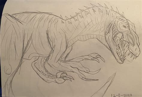 Baryonyx Drawing Sketch by JurassicWarrior451 on DeviantArt