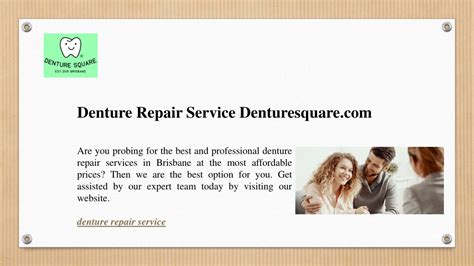 Ppt Denture Repair Service Powerpoint Presentation