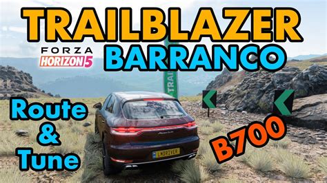 Trailblazer Barranco Route Tune Code Porsche Macan Turbo Forza