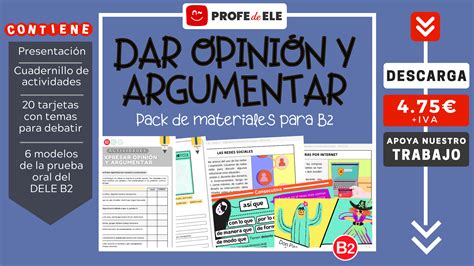 Expresar opinión y argumentar ProfedeELE