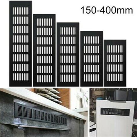 Aluminium Rectangular Cabinet Wardrobe Air Vent Grille Ventilation