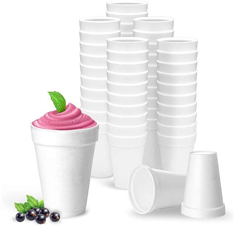 Bulk Disposable Styrofoam Cups 16 Oz 50 Count For Coffee Tea Hot