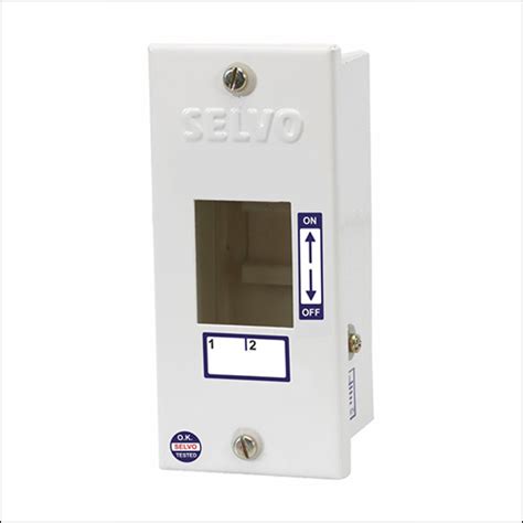 White 2 Pole Mcb Sheet Metal Enclosure At Best Price In Noida Selvo