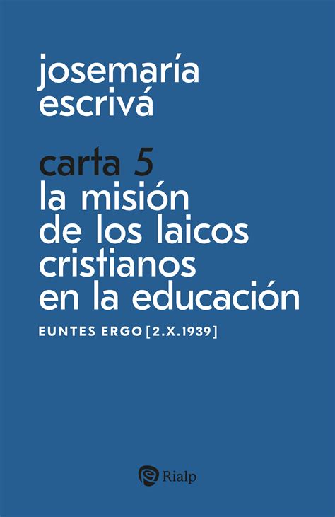 Carta 5 La misión de los laicos cristianos en la educación Euntes