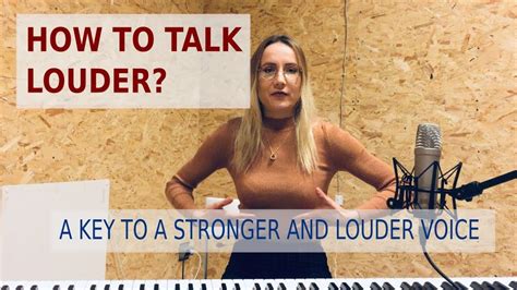 How To Speak Louder Steps To Make Your Voice Sound Louder Youtube