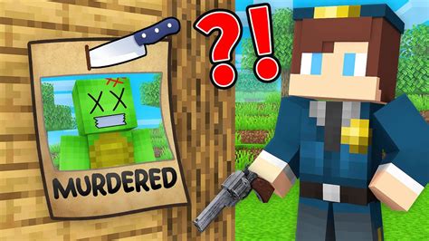 Who Murdered Mikey Jj Policeman Investigated The Crime In Minecraft