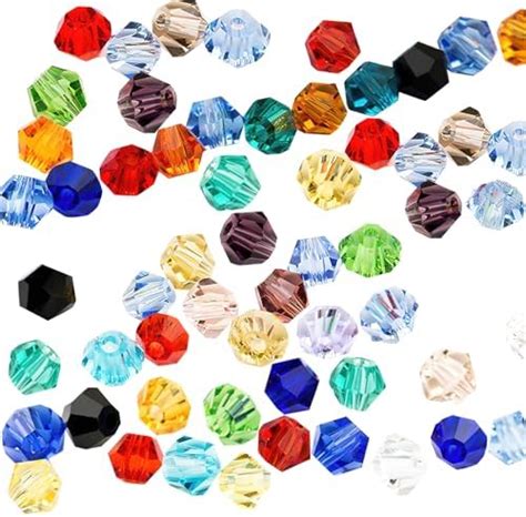 Pcs Faceted Rondelle Beads Designbox Mm Crystal Glass Beads Ab