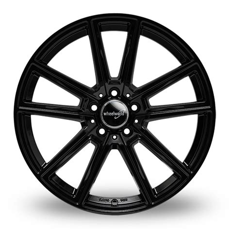 Buy Wheelworld Wh Gloss Black Alloy Wheels Wheelbase