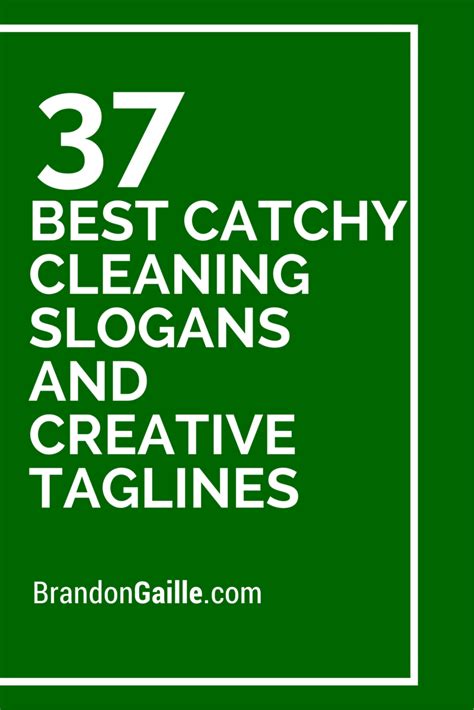 51 Best Catchy Cleaning Slogans And Creative Taglines