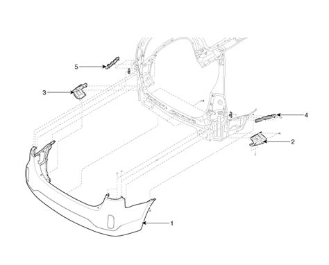 Kia Sorento Rear Bumper Components Bumper Body Interior And