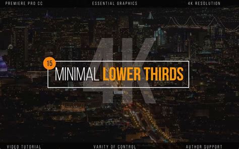 Minimal Lower Thirds Motion Graphics Template Lower Thirds Lower