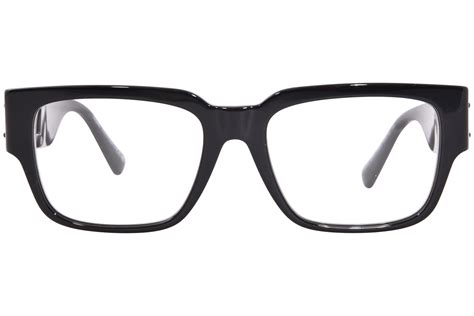 Versace VE3350 5360 Eyeglasses Men's Black Full Rim Square Shape 53-18-140 | JoyLot.com