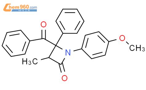 84197 55 7 2 Azetidinone 4 Benzoyl 1 4 Methoxyphenyl 3 Methyl 4