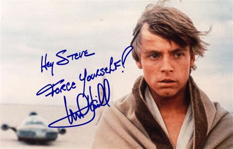 Signed - Luke Skywalker Photo (25099374) - Fanpop