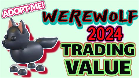 Werewolf Trading In Adopt Me Values Adoptme Youtube