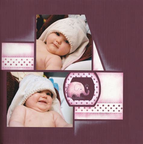 Épinglé sur scrapbooking photos avec gabarit AZZA