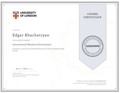 University of London | Edgar Khachatryan