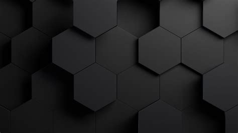 Honeycomb Pattern Black