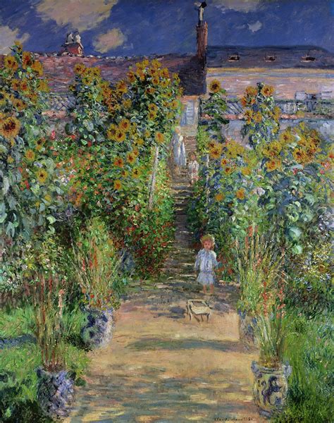 Monets Garten In V Theuil Von Claude Monet