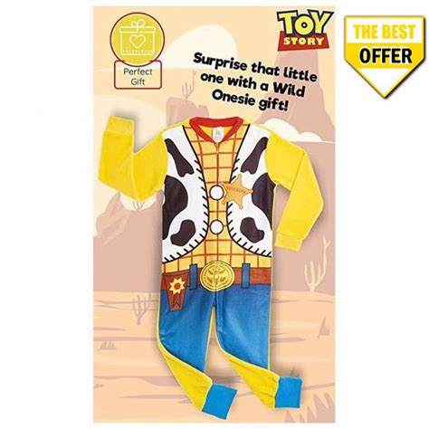 Disney Toy Story Woody Onesies Fun Kids Costume For Boys And Girls